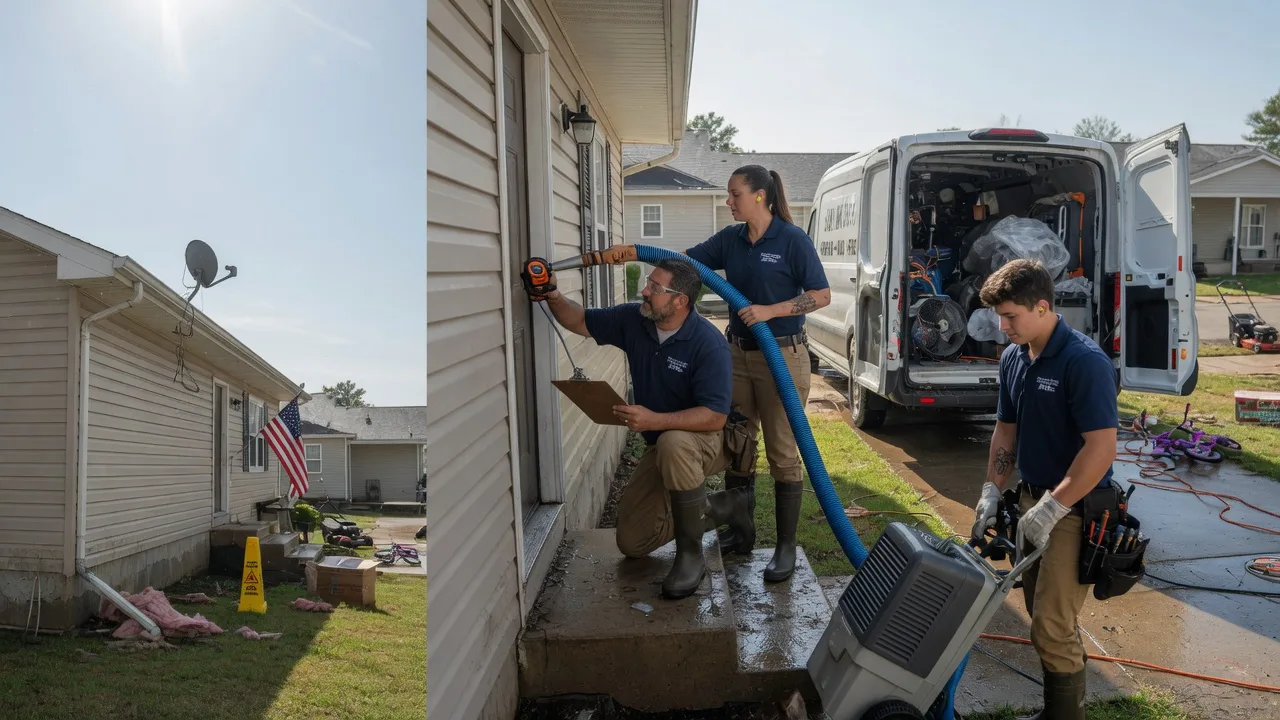 Ceiling Water Damage Restoration in Jeannette, PA near me